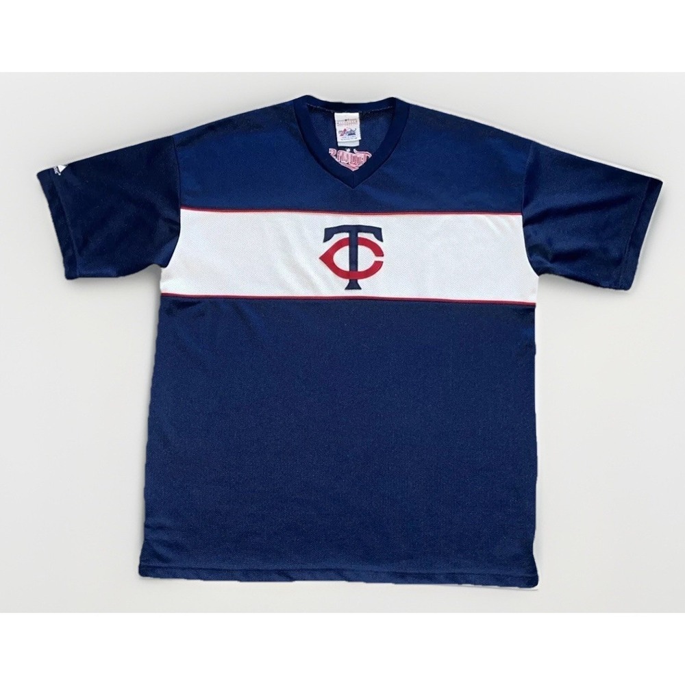 Minnesota Twins‎ Majestic XL Vintage Performance Shirt Embroidered MLB Top